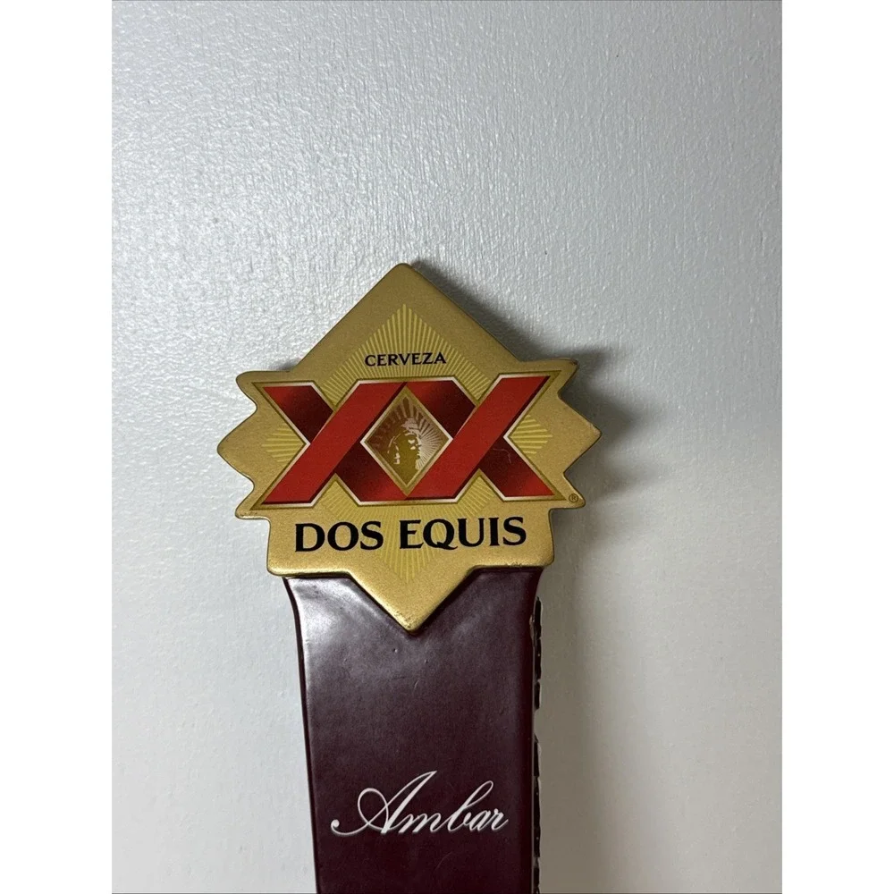 🔥Dos Equis Beer Tap Handle Knob Keg Bar Brewing Top Draft Cerveza Gold Amber